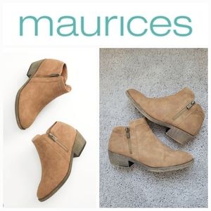 Maurices Abigail Side Zipper Ankle Boot